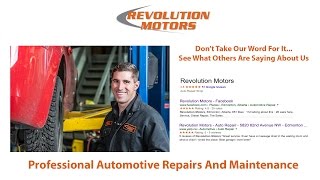 Revolution Motors Automotive Repair Shop In Edmonton Alberta