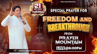 LIVE HEALING PRAYER HOUR FROM PRAYER MOUNTAIN (21-05-2024) || Ankur Narula Ministries
