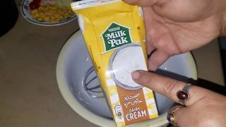 Fruit Chat Recipes - Ramadan 2019 Special Iftar New Style Milk Pack Cream Chat - Secrets Chat Recipe