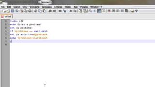 Batch Tutorial: How to make a Batch Calculator