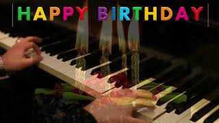 Happy birthday piano jazz