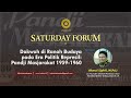 Dakwah di Ranah Budaya pada Era Politik Represif: Pandji Masjarakat 1959-1960 - Akmal Sjafril M.Pd.I