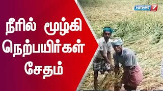 வயலில் தண்ணீர் தேங்கியதால் விவசாயிகள் கலக்கம்