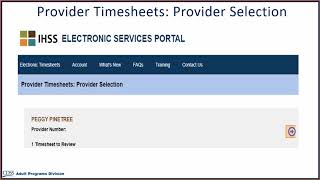 ESP English Approving Timesheets Video