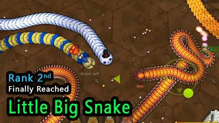 🐍Littlebigsnake.io | Reached To Top 2 in Little Big Snake Game | Rebel Kills | Wormate.io|Slither.io