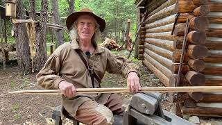 Birch Bark Canoe Build and the Story of the Captain Samual Brady /FRONTIERSMAN /WOODWORKING/ HISTORY