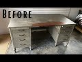 Antique Desk Makeover | Ugly Duckling Challenge Hosted by Desert DIY