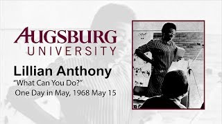 One Day in May: Lillian Anthony, "What Can You Do?" (1968)