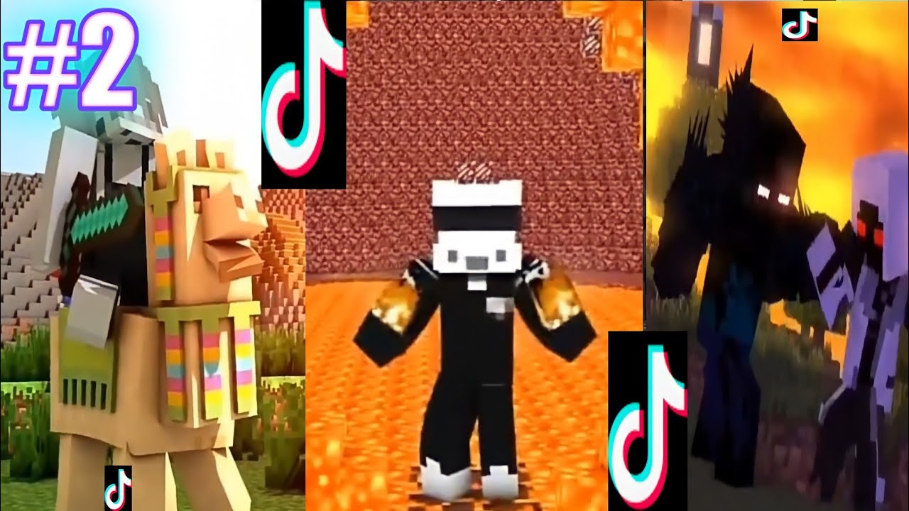 Minecraft Tik Tok Compilation Part 2 Minecraft Tik Tok Hacks