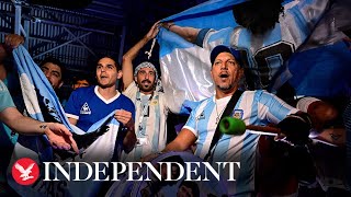 Live: Fans watch Argentina vs Mexico from Buenos Aires fan-zone