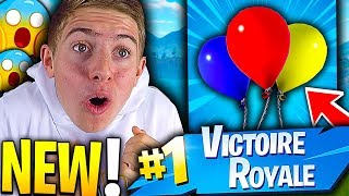 JE DÉCOUVRE LES NOUVEAUX BALLONS SUR FORTNITE BATTLE ROYALE !!!