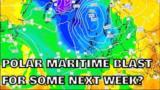 Polar Maritime Blast For Some Next Week? 31st May 2024