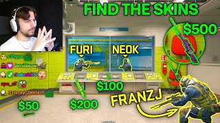 FIND THE SKINS CHALLENGE ft. FranzJ, Neok, & Furi