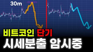 비트코인 현구간 접근방법 둘 중 한 가지. | 단기 파동관점 \u0026 2가지 해석 |