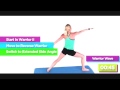 yoga moves for balance strength–quick u0026 easy at home workout routine–self’s burn 100 calori