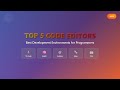Top 5 Code Editors & IDEs in 2025 for Beginners (VS Code, IntelliJ, Sublime)