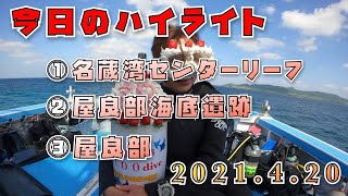 2021年4月20日のダイビングハイライト【石垣島】台風の影響を受けております、、、