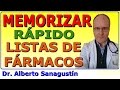 Cómo memorizar rápido listas de Fármacos 💊 #Mnemotecnia