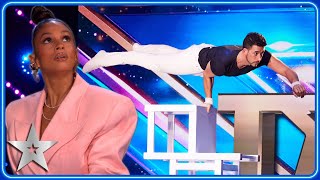 BRAVE Antony Torralvo takes his act to TERRIFYING heights! | Auditions | BGT 2023