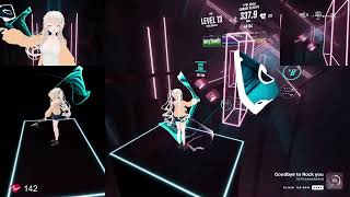 【想飛Flying~の實況】PC/VR | Beat Saber | ロックな君とはお別れだ / ツユ [Hard][FC]