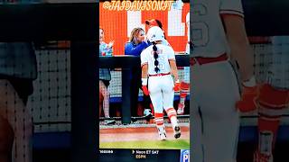 Alia Logoleo Clutch Sacrifice RBI In The Bottom Of The 6th! 💨 Clemson 🐯Softball 🥎