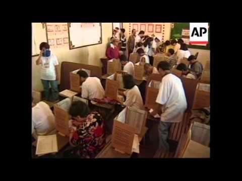 PHILIPPINES: VOTING BEGINS IN NATIONAL ELECTIONS PHILIPPINES: VOTING BEGINS IN NATIONAL ELECTIONS