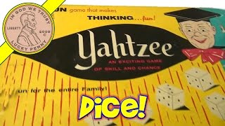 How To Play The Vintage 1956 Game Yahtzee Family Dice Game - Skill \u0026 Chance, by Lowe Games