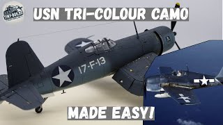 US Navy Tri-Colour Camouflage Made Easy! | WWII Aircraft Painting Tutorial