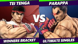 S@X 417 Winners Bracket - Tei Tenga (Ryu) Vs. Parappa (Kazuya) Smash Ultimate - SSBU