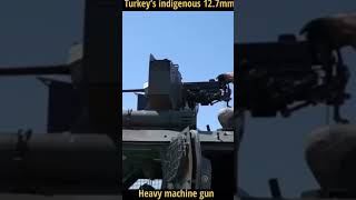 Turkey’s indigenous 12.7mm heavy machine gun | turkey’s PMT machine gun vs Russian machine gun