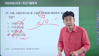 직업상담사 2급 필기 《2014년 1회차》 최신기출문제 [41-100번] 김덕희 교수