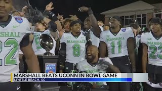 Marshall wins 28-14 in Myrtle Beach bowl game