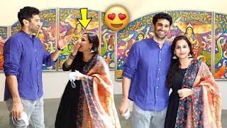 When Vidya Balan Meets Devar Aditya Roy Kapur At An Event In Mumbai | Devar Bhabhi Cute Moments