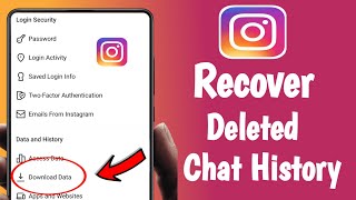 How to Recover Deleted Chats On Instagram | Restore Delete Instagram Chat history