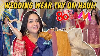 Myntra Wedding Wear Outfits Try On Haul! Upto 80% off