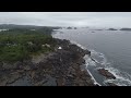 rotate and drop around amphitrite lighthouse at ucluelet bc.