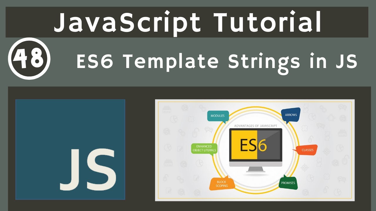 48. ES6 Template Strings Concept In JavaScript | Javascript Tutorial ...