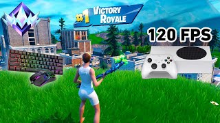 Fortnite Ranked Reload On Xbox Series S | Keyboard \u0026 Mouse Gameplay | 120 FPS