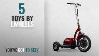 Top 10 Ewheels Toys [2018]: eWheels EW-18 Stand-N-Ride Scooter - Red - EW-18-R