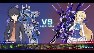 とある魔術の電脳戦機ランクマ　ブルーストーカー(ミハラナオ)　vs　テムジン