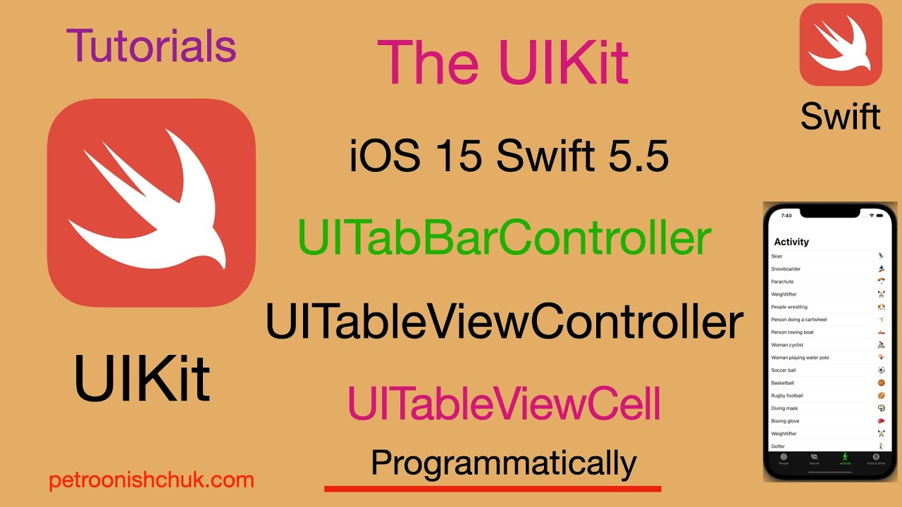Uitabbarcontroller Uitableviewcontroller Uitableviewcell