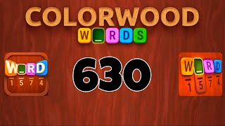 COLORWOOD WORDS Cryptogram level 630