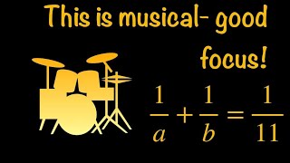 Can You Solve This Mind-Bending Math Puzzle? | (1/a) − (1/b) = 1/11 Explained!"