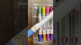 Unboxing super washable markers #shorts #video