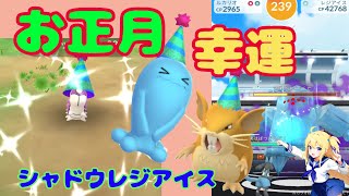 新年からいい感じ！お正月イベントで色違い大量～シャドウレジアイスレイドもやった結果！