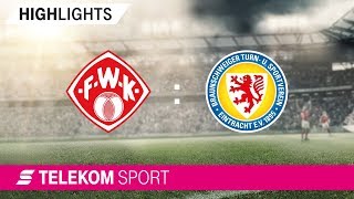 FC Würzburger Kickers - Eintracht Braunschweig | Spieltag 8, 18/19 | Telekom Sport
