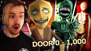 DOOR 0 TO DOOR 1,000 IN 1 VIDEO. | Spooky's Jumpscare Mansion (Full Game)