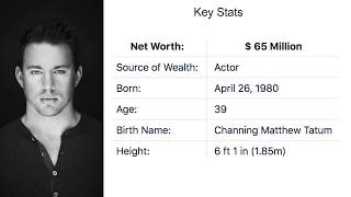 Channing Tatum's Net Worth and Life Story