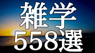 【睡眠用】まだ眠れない方へ✨🌉癒しの音楽と雑学５５８選【途中広告なし\u0026癒しのBGM付き】