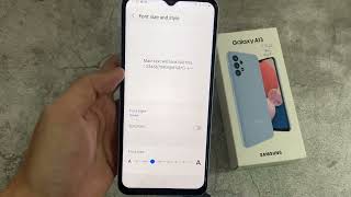 SAMSUNG Galaxy A13: How to Increase / Decrease Text Font Size For Messages